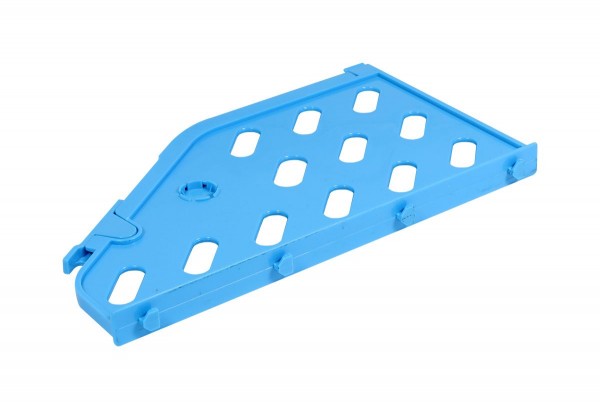 ALLNET 19"zbh. Tragemodul für Tablet/IPAD/uvm. zbh. Ersatzteil*, Plastikunterteiler (Blau) mit Kabelführung, * Ersatzteil*,