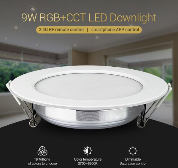 Synergy 21 LED panel round 9W RGB-WW with RF and WLAN *Milight/Miboxer*