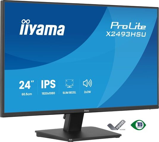 TFT 24,0"/60,5cm iiyama ProLite X2493HSU-B1 - *schwarz* 16:9