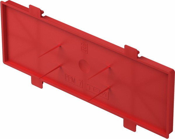 TEM series flush-mounted boxes BOX COVER PROTECTIVEPM7 10/1