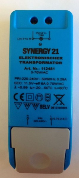 Synergy 21 Power supply - 12V 105W AC dimmable