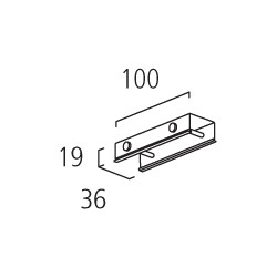 Synergy 21 by EUTRAC POST CONNECTOR F. ROPE/PENDAR, white, M13