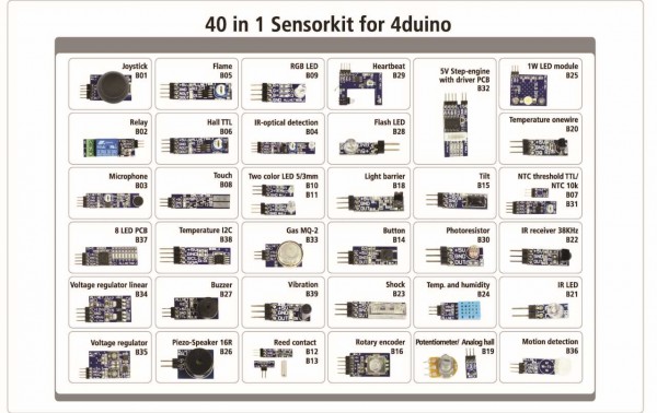 ALLNET 4duino Sensor Kit 40 in 1 SET * NEU*