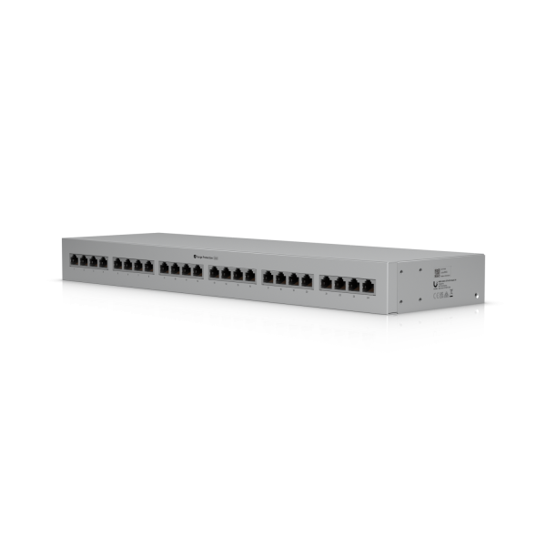 Ubiquiti Ethernet Surge Protection 24 Port Panel • 1U • UACC-ETH-SP-Panel-24