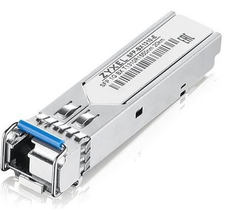 Zyxel Switch Mini GBIC SFP Transceiver SFP-BX1310-E (SC) 10er pack (BULK), TX1310/RX1550
