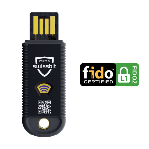 Swissbit iShield Key Pro USB-A/NFC Security Key Retailverpackung