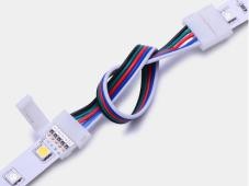 Synergy 21 LED flex strips add. IP20 plug RGB-W 12mm