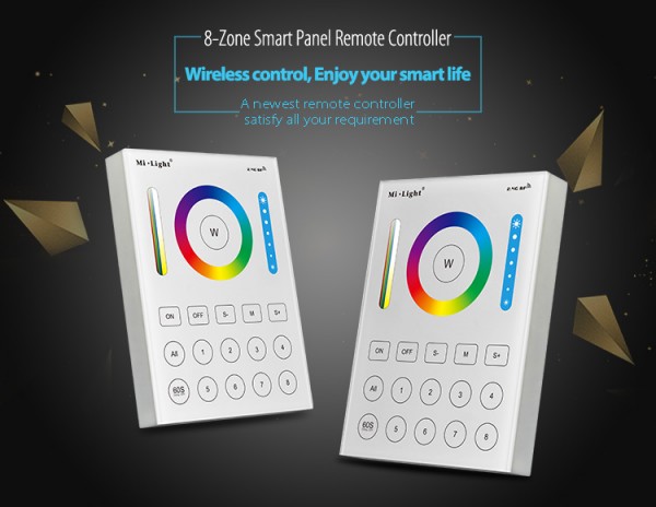 Synergy 21 LED remote smart panel RGB-WW (RGB-CCT) 8 zones *Milight/Miboxer*