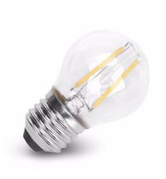 Synergy 21 LED retrofit E27 mini globe G45 ww 1,5 Watt for light chain