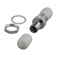 LWL-Kupplung,ST-Buchse/ST-Buchse, 50(62,5)/125u Multimode, simplex, Metall, LWL-Kupplung,ST-Buchse/ST-Buchse, 50(62,5)/125u Multimode, simplex, Metall,