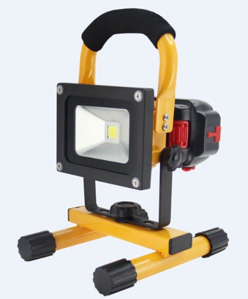 Synergy 21 LED AKKU Construction floodlight 10W yellow/cold white slider