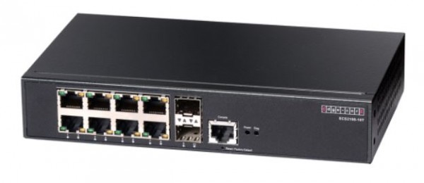 Edgecore Switch L2 8x GE + 2G SFP, ECS2100-10T