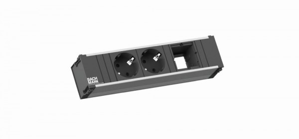 Bachmann CONI 2xSchutzkontaktdosen,1xABD, Strom 0,2m GST18