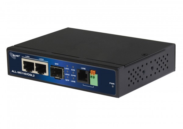 ALLNET point-to-point modem VDSL2 via 2-wire unmanaged &quot;ALL-MC116V2&quot; / Max. 3km with max. 160Mbit/s