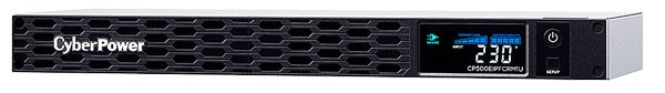 CyberPower USV, PFC-Serie, 19&quot; 1HE, 500VA/300W, Line-Interactive, reiner Sinus, USB/RS232,