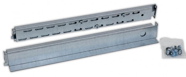 Triton 19&quot;zbh. L-Schiene(Teleskoptragschienen), variabel, für Schranktiefe 600?800mm,