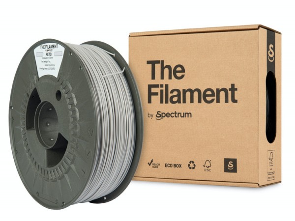 The Filament · PETG · CLOUD GREY · 1.75mm · 1kg