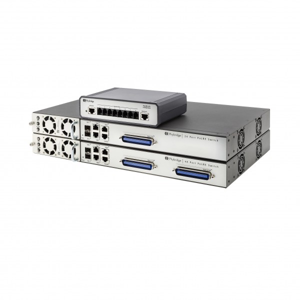 NVT Phybridge Switch PoLRE 24 Port Zweidraht