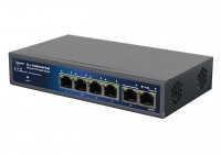ALLNET Switch smart managed 6 Port Gigabit 95W / 4x PoE / 1x Gigabit / 1x PoE 90W BT In / "ALL-SG8206PDM" ALLNET Switch smart managed 6 Port Gigabit 95W / 4x PoE / 1x Gigabit / 1x PoE 90W BT In / "ALL-SG8206PDM"