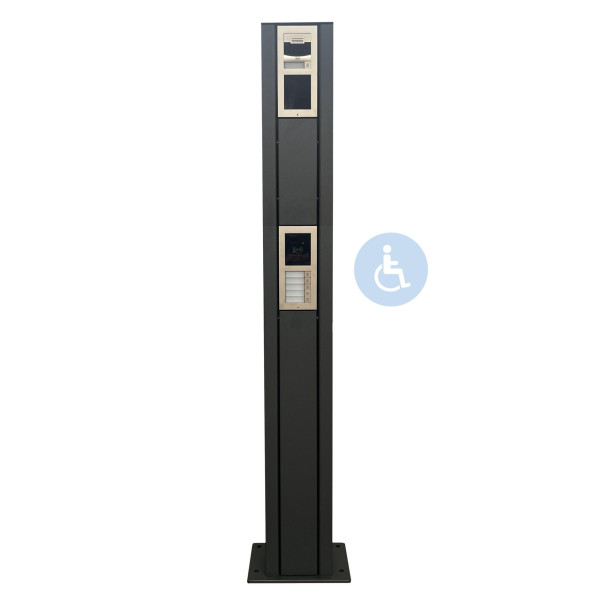 2N Zubehör • G&amp;G • Stele • IP Verso • Edelstahl • VA • Personen Bedienhöhe