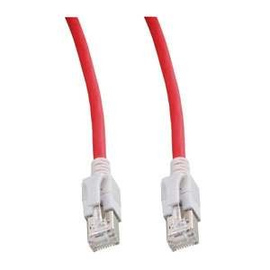 Patchkabel RJ45, CAT6A 500Mhz, 1.5m, rot, S-STP(S/FTP),VC LED in den Steckern!