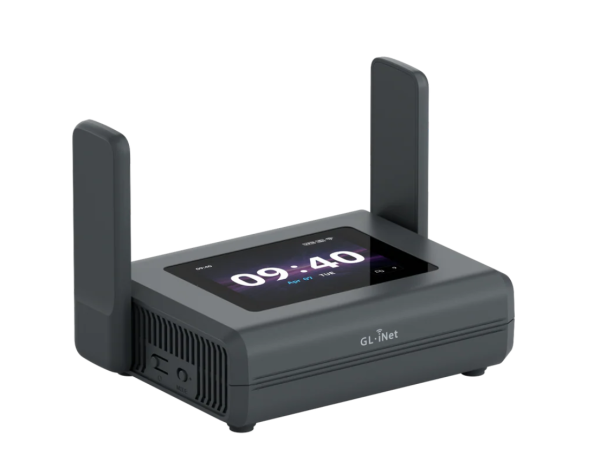 GL.iNet Wireless Travel Router WIFI7 • BE10000 • 2.5GbE LAN/WAN • Pocket-Sized Router for Home and Travel / WiFi Client "OpenWRT" 2.8" Touch Display • Spitz 2
