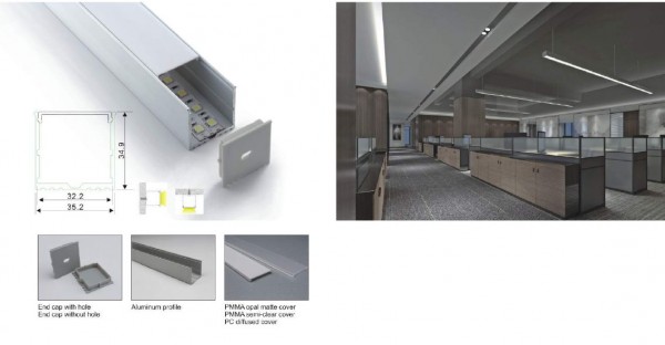 Synergy 21 LED U-profile 200cm, ALU018