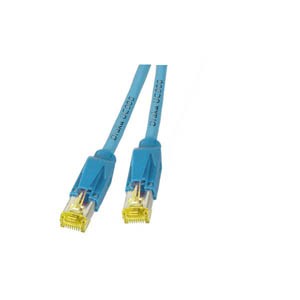 Patchkabel RJ45, CAT6A 900Mhz, 1.0m blau, S-STP(S/FTP), ND